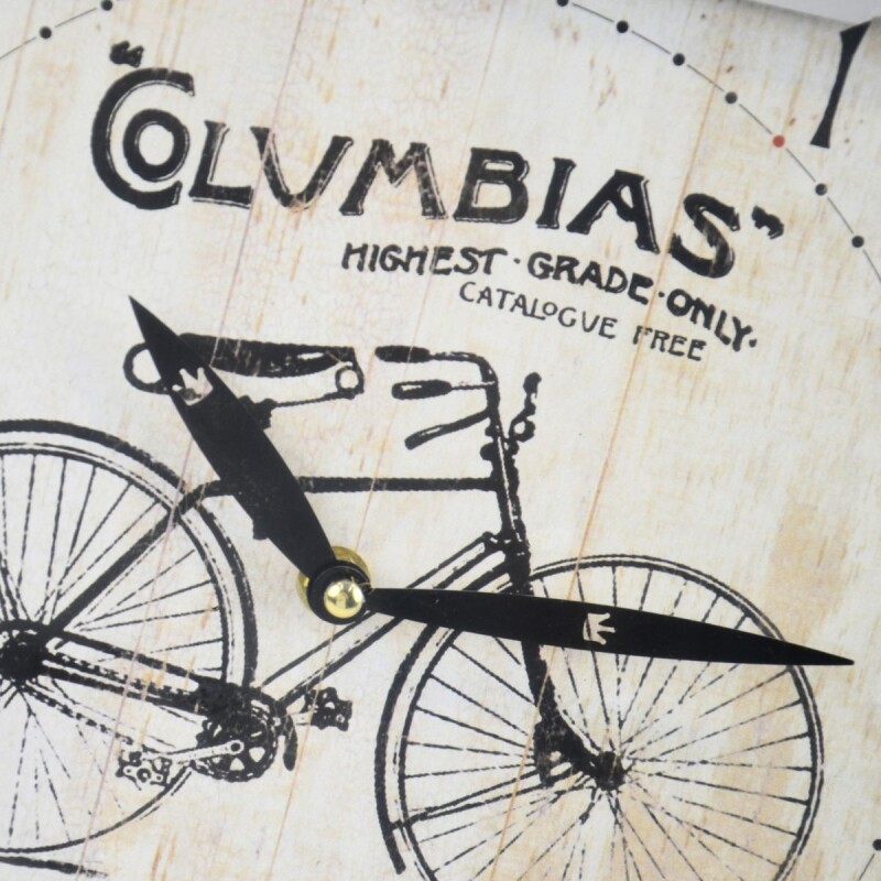 Reloj de pared mdf D28,8x3,5 cm COLUMBIAS