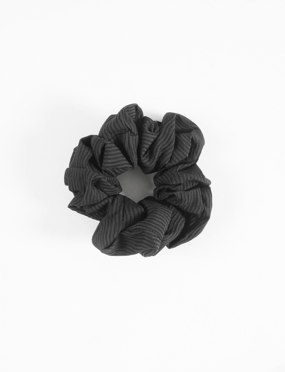 Gomita scrunchie lisa - negro 