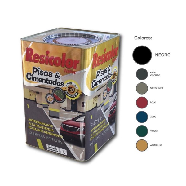 PINTURA PISO PRETO (NEGRO) ACET. 18 lts Pintura Piso Preto (negro) Acet. 18 Lts