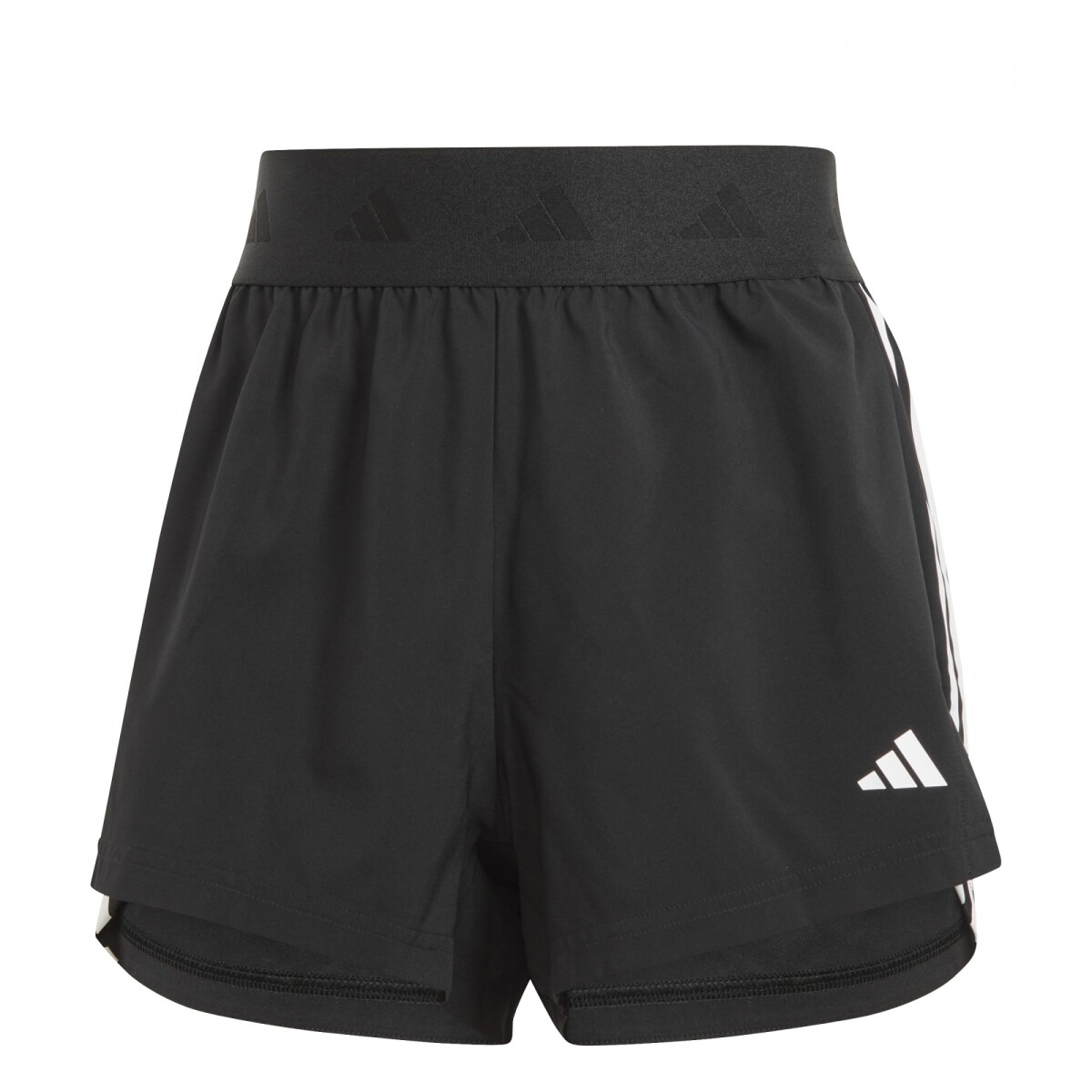 SHORTS ADIDAS WVN SHO Mujer IT4665 - Negro-blanco 