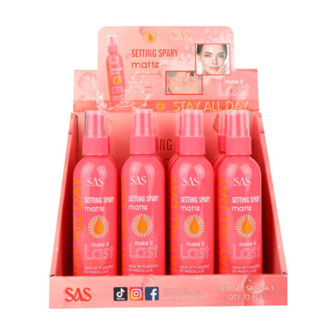 SAS Spray fijador de maquillaje efecto matte 117ml (M2356) Sas Spray Fijador De Maquillaje Efecto Matte 117ml (m2356)