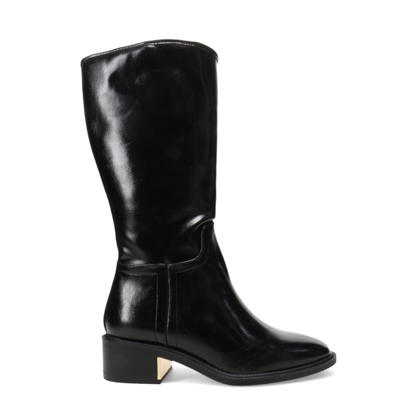 Botas de Mujer Miss Carol JUSTY en punta bucanera Negro