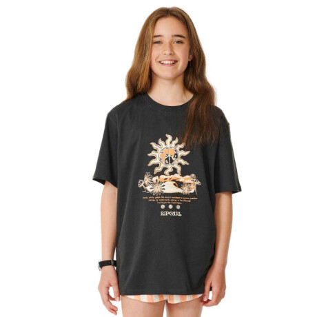 Remera Rip Curl Earth Waves Negro