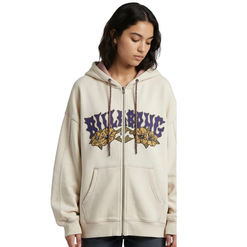 Campera Billabong Hibiscus Over - Beige Campera Billabong Hibiscus Over - Beige