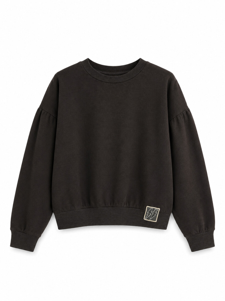 BUZO VOLTON BOY LAVADO - MARRON 