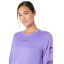 Polo Running Fujitrail Logo LS Top Mujer Amethyst
