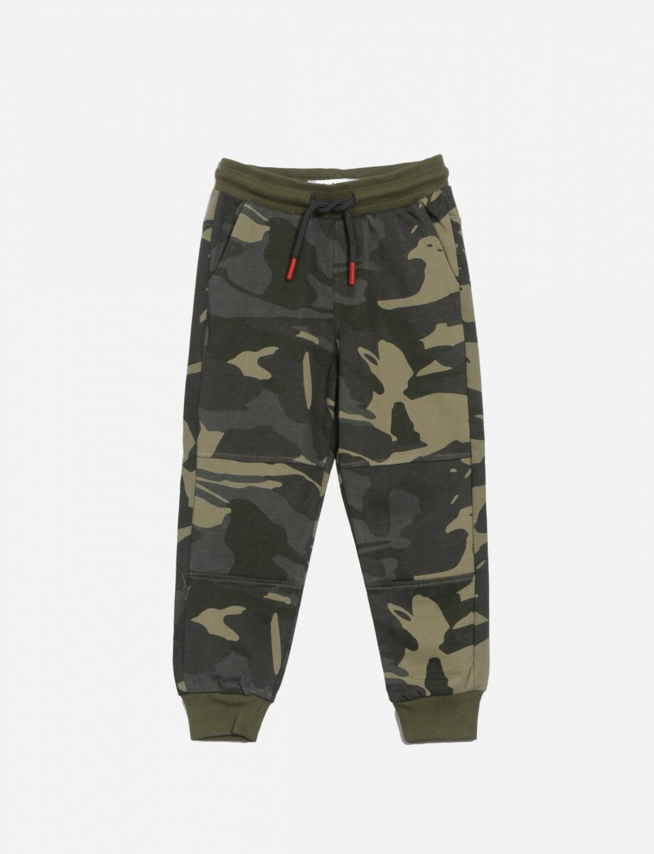 Jogger camuflado - Verde 