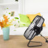 Mini Ventilador Usb De Metal Ideal: Oficina Hogar Escritorio variante color NEGRO