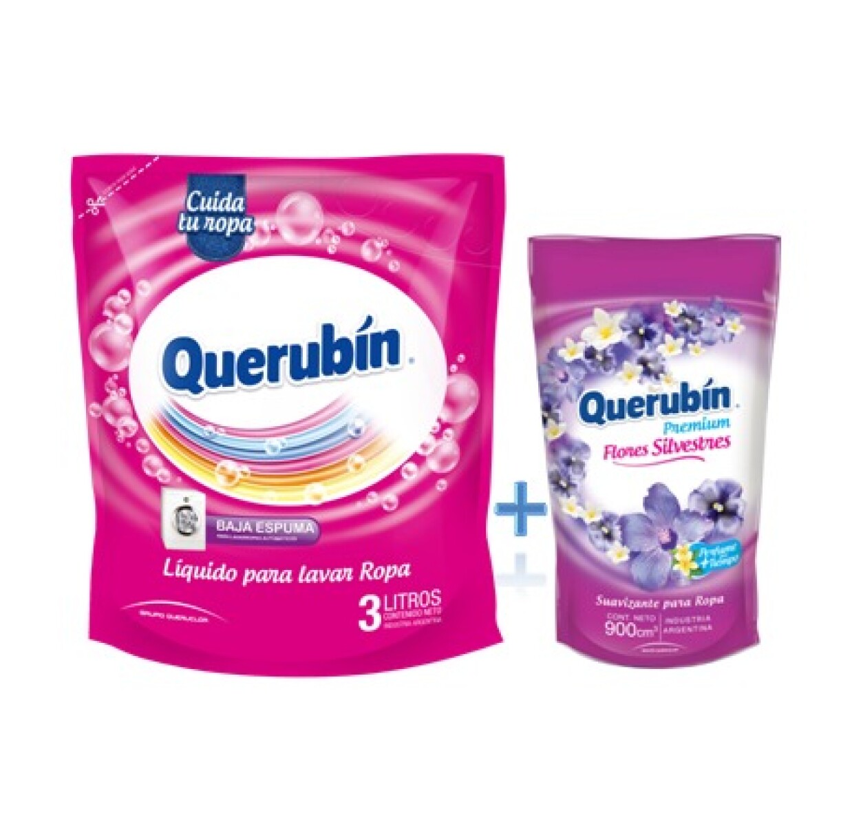 Pack Querubín Jabón para Lavar Ropa 3L + Suavizante 900ML - 001 