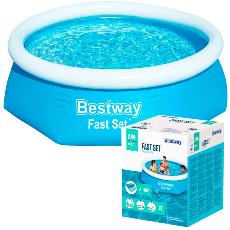 Piscina Bestway Gomón 1880 Lts Inflable 244x61 Cm Bsw057448