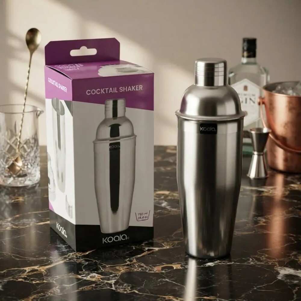 Coctelera con tapa 750 ml colador KOALA Coctelera con tapa 750 ml colador KOALA