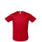 Camiseta a la base dry fit de niño Rojo