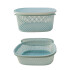 OUTLET Canasto organizador c/ tapa 29*21,5*13,5 cm Outlet Canasto Organizador C/ Tapa 29*21,5*13,5 Cm