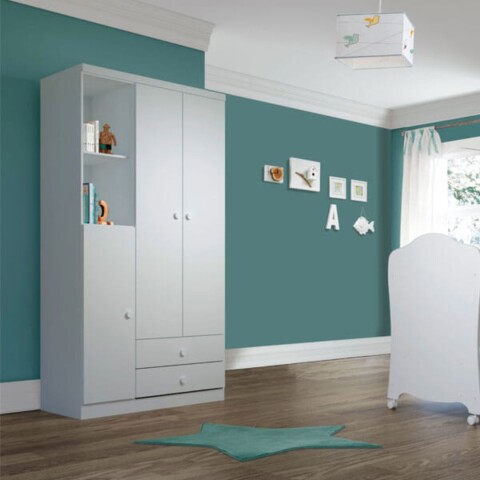 Ropero 3 Puertas Bala De Menta i110 Henn Blanco Ropero 3 Puertas Bala De Menta i110 Henn Blanco