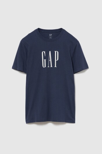 Remera Logo Gap Hombre Vintage Navy