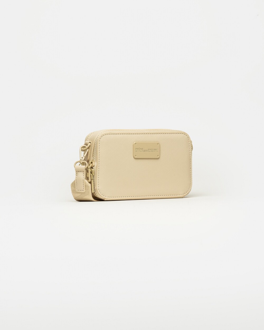 Mini bag New Penny en efecto cuero Crudo