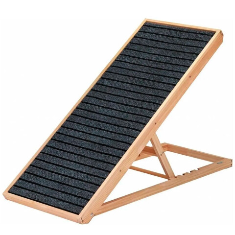 Rampa Escalera Plegable Para Mascotas RAMPA PARA MASCOTAS FIELTRO Y MADERA