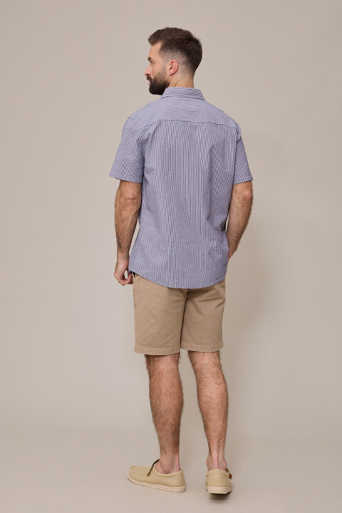 CAMISA M/C ESTURA POLANCO Azul