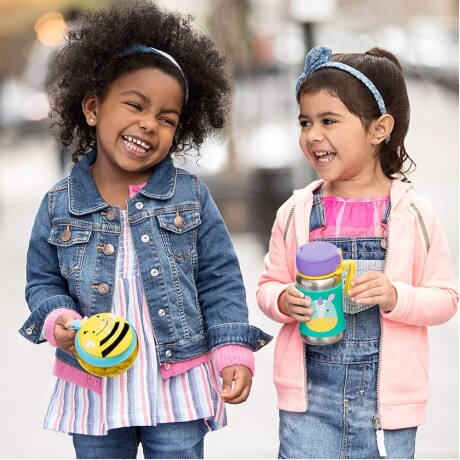 Tupper Snacks Infantil Contenedor Aperitivos c/ Asa Skip Hop Abeja