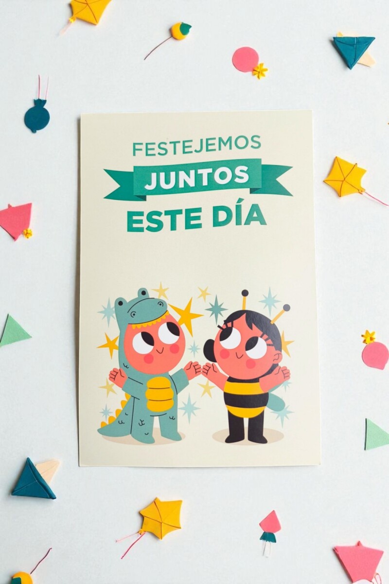 Tarjeta día del niño 10x15 - DISEÑO 9 