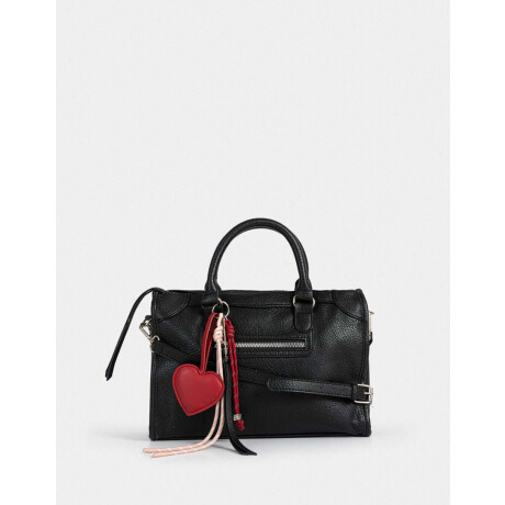 Cartera City Con Charm Negro
