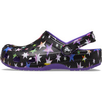 Crocs Classic Star Print Clog Negro