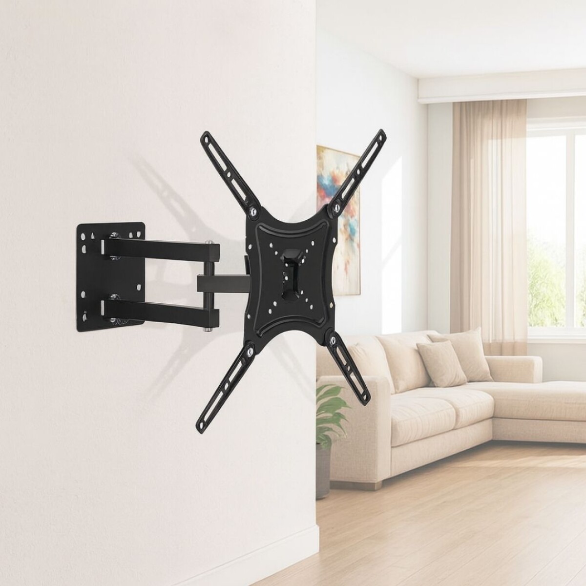 SOPORTE PARA TV LED MOVIL DE 14 A 55 - NEGRO 