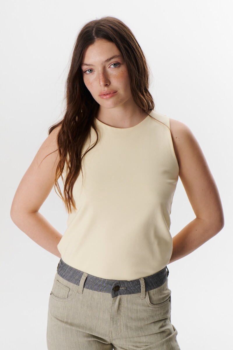 MUSCULOSA DOBLE VAINILLA