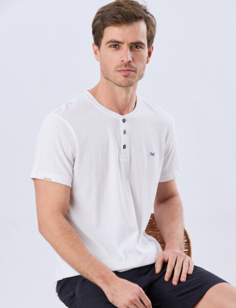 REMERA LISA DE ALGODÓN Blanco