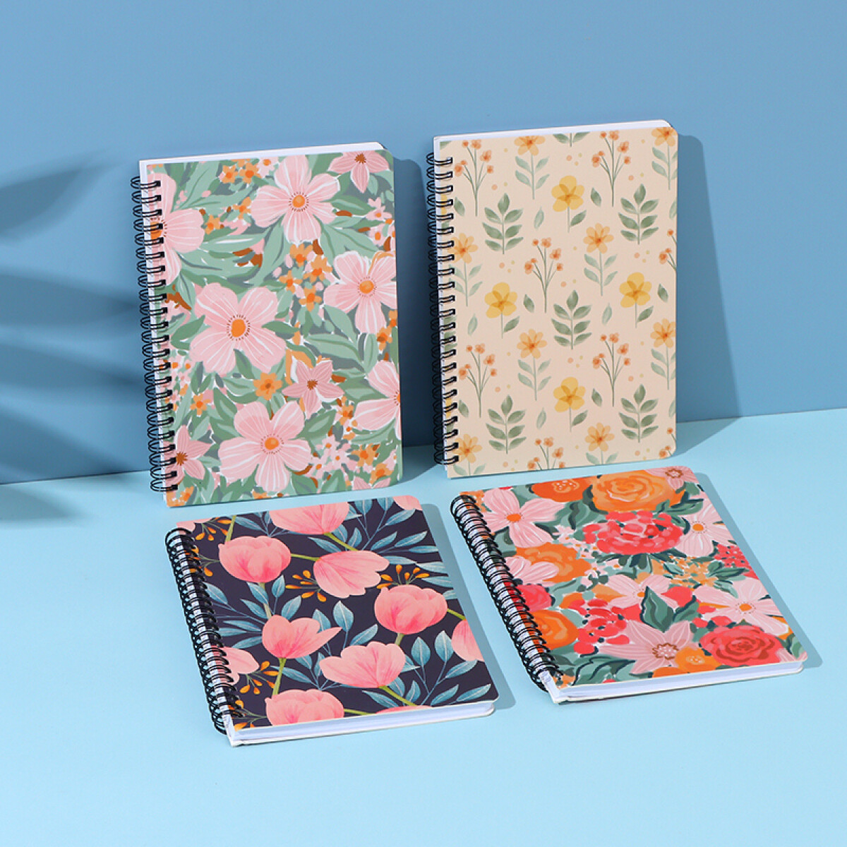 Cuaderno De Espiral - Brilliant Flower - 80 Hojas - Unica 