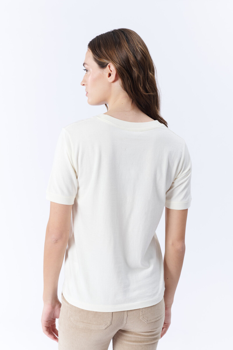 Remera manga corta básica Blanca