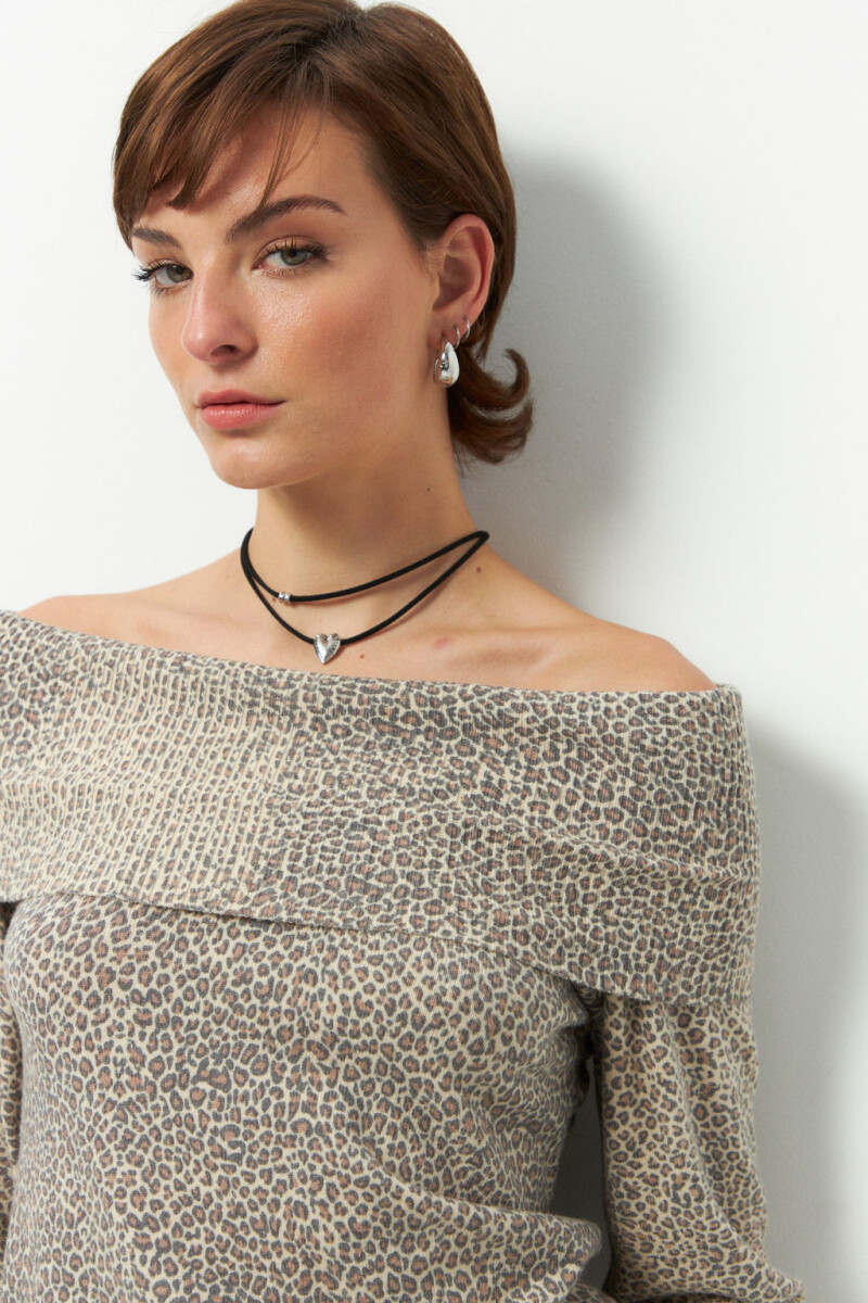 SWEATER ANIMALIA Animal Print