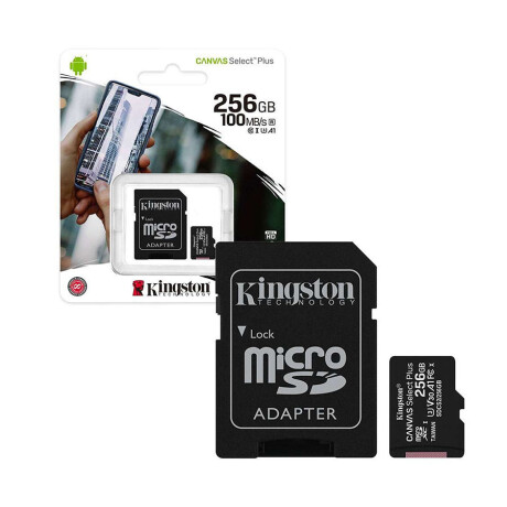 Tarjeta de memoria Micro SD 256 GB · Kingston Canvas Tarjeta de memoria Micro SD 256 GB · Kingston Canvas