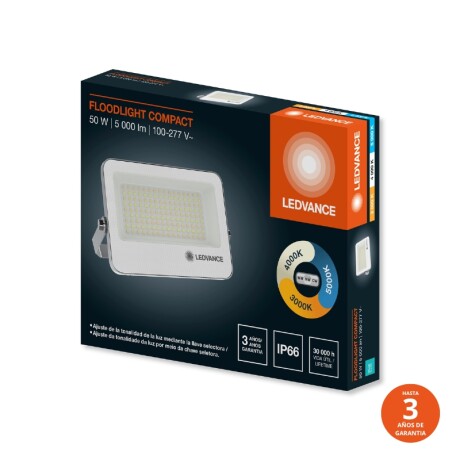 FOCO LED LEDVANCE OSRAM COMPACT G2 IP65 50W Foco LED LEDVANCE Compact IP66 50W CCT Blanca