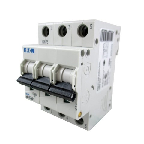 DISYUNTOR DIN 3X 50 A 06 KA EATON DISYUNTOR DIN 3X 50 A 06 KA EATON
