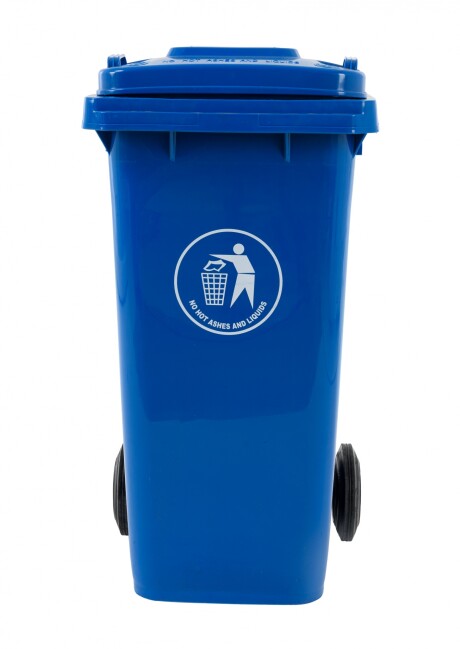 Contenedor De Residuos En Color Azul - 120 Litros Contenedor De Residuos En Color Azul - 120 Litros