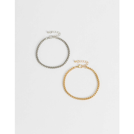 Pulseras Flexibles Sets Dorado