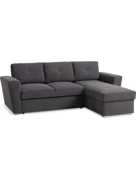 Sofá cama chaise longue VELJBY gris osc Sofá cama chaise longue VELJBY gris osc