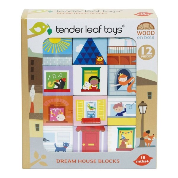 Juguete Bloque De Madera Casa De Ensueño Tender Leaf Toys Juguete Bloque De Madera Casa De Ensueño Tender Leaf Toys
