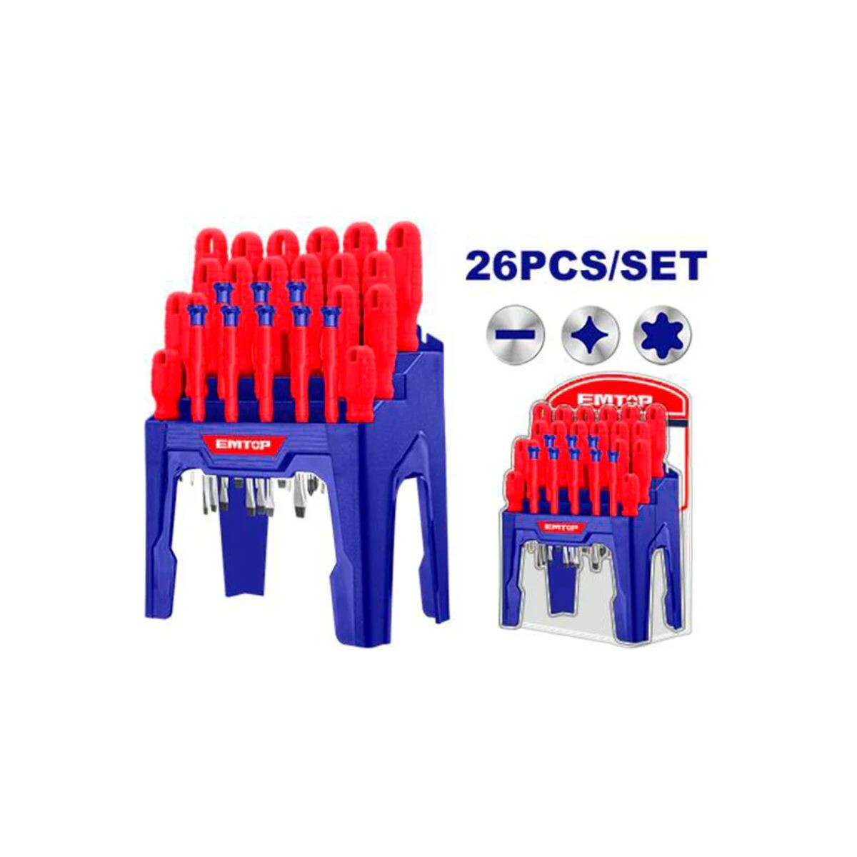 Destornillador Set 26pcs Esst2601 Emtop 