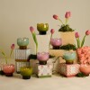 Vela Tulip de vidrio 155g Garden & Grove