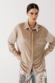 CAMISA BIMBA VELVET Beige