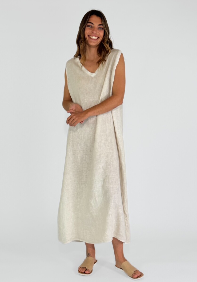 VESTIDO CAPRI - BEIGE 