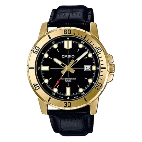 Reloj CASIO MTPVD01GL-1EVUDF en Cuero Negro Esfera 49mm 0