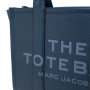 MARC JACOBS - THE LEATHER MEDIUM TOTE BAG Azul
