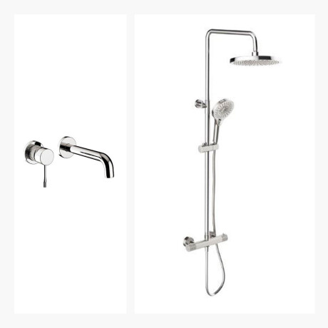 GRIFERIA JUEGO DE GRIFERIA MONOCOMANDO BRILLO SIGNATURE GRIS-BRUSHED NICKEL