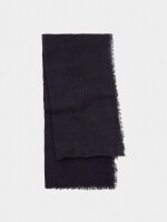 Pashmina 100% Lana azul-marino