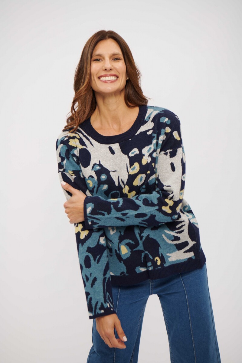 BUZO ZAYA AZUL MARINO