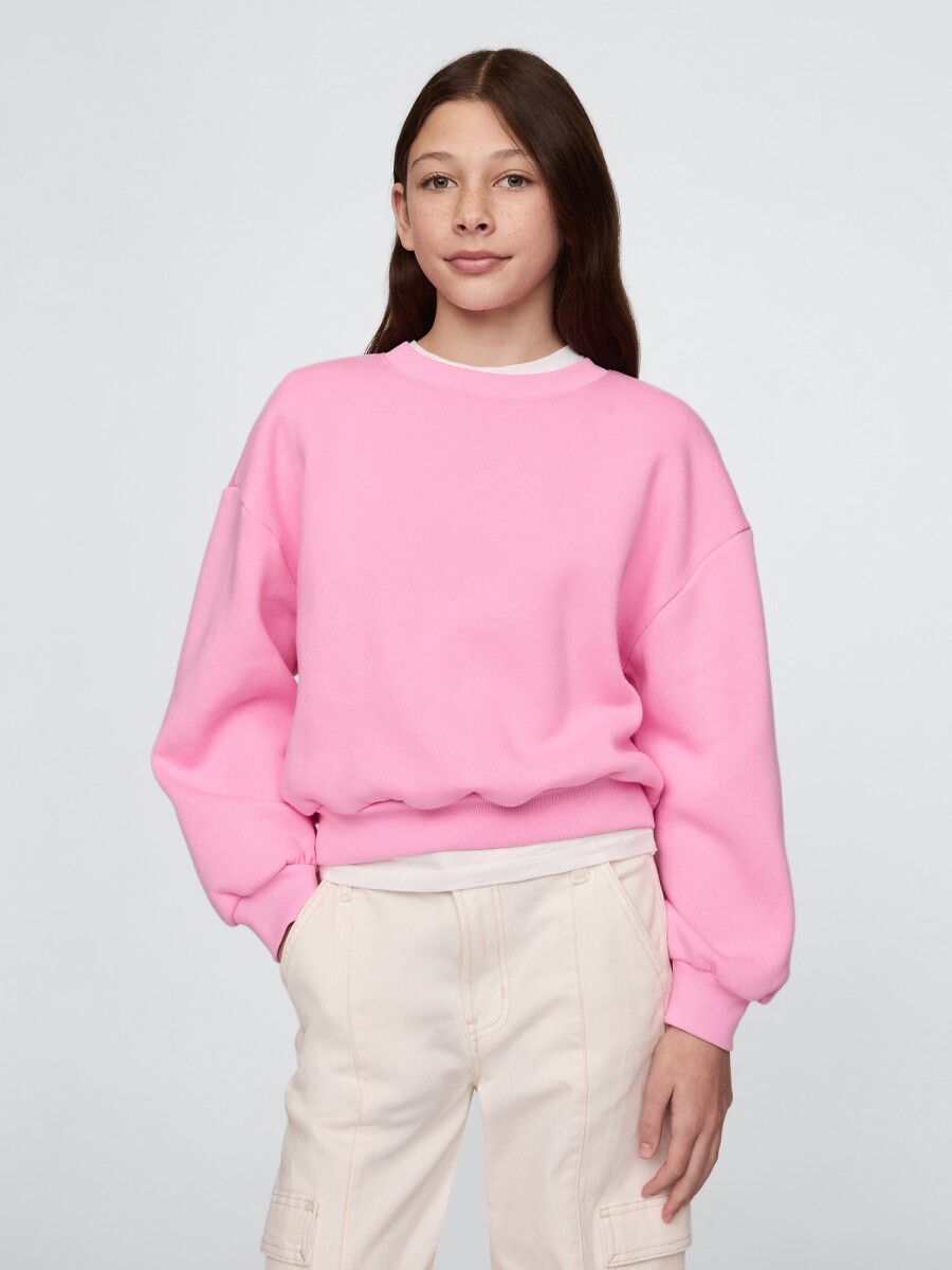 Buzo Deportivo Logo Gap Niña - Parisian Pink 