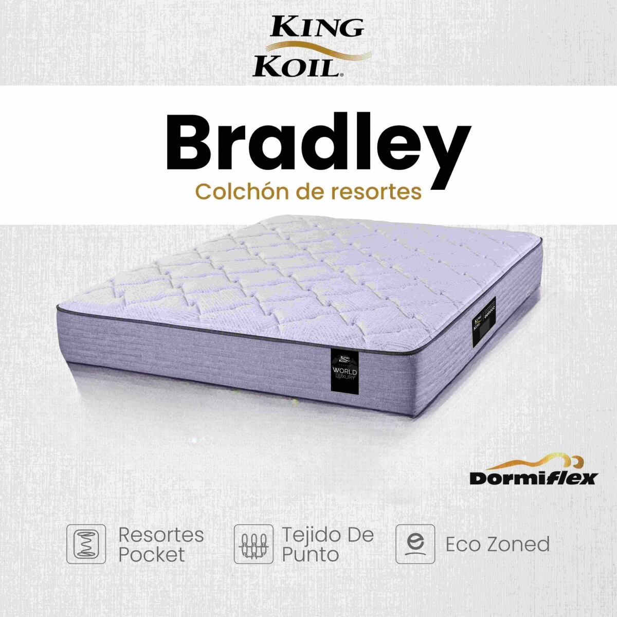 Colchón Bradley - 2 plazas 140x190 